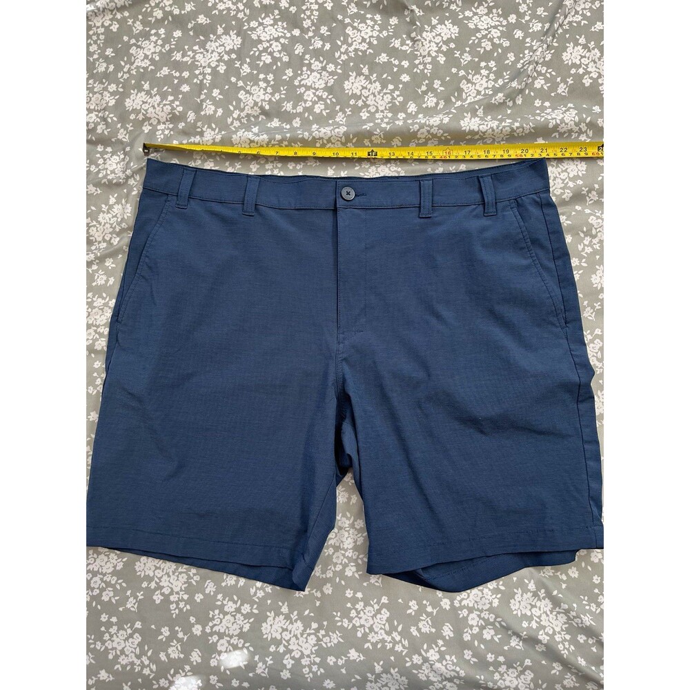 PGA TOUR Mens Size 42 Navy Blue Chino Golf Shorts Performance Wicking
